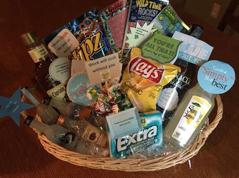 Find out a few examples of gifts given in previous don't let the festivities distract you from the fact that you still have to follow the general social guidelines of office culture. Co worker leaving gift basket, pretty proud of myself ...