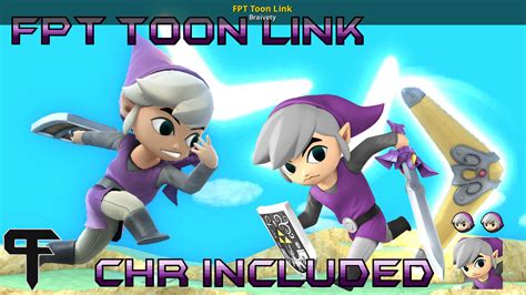 Fpt Toon Link [super Smash Bros Wii U ] [skin Mods]
