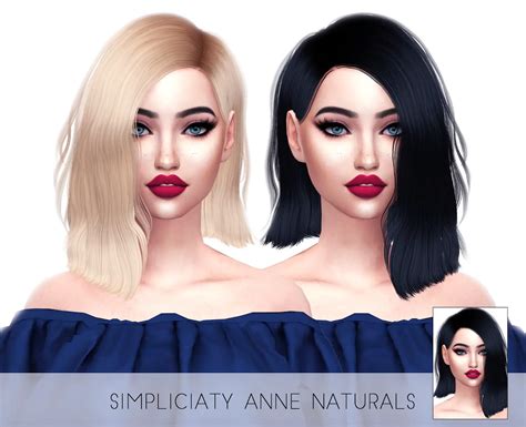 Kenzar Sims4 Ts4 Simpliciaty Divine Hair