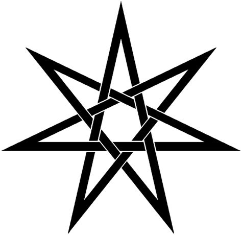 Fairy Starelven Star And Heptagram Pagan Symbols Geometric Star