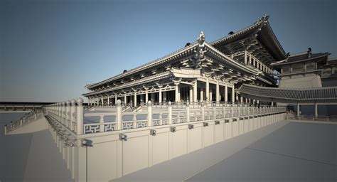 3d Chinese Palace Model