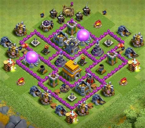 21+ Best TH6 Farming/Defense Base Links 2021 (New!) | Town hall 6, Town