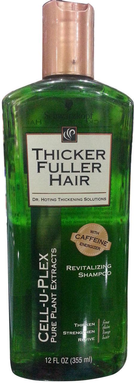 Schwarzkopf Thicker Fuller Hair Revitalizing Shampoo 355 Ml Rozzanapk