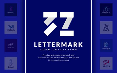 32 Lettermark Logo Collection Master Bundles
