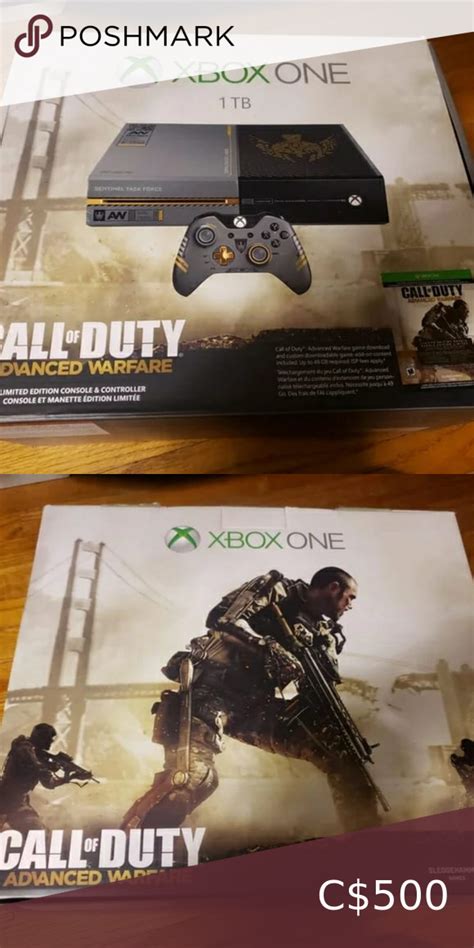 Microsoft Xbox One Console 1tb Call Of Duty Limited Edition Model 1540