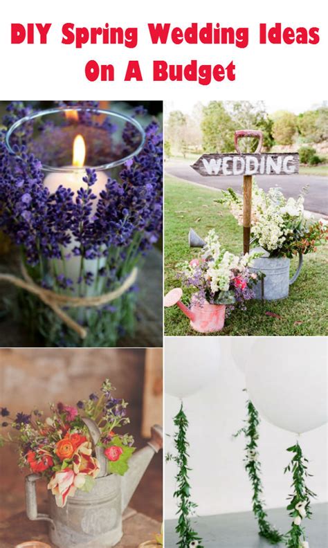 20 Creative Diy Wedding Ideas For 2016 Spring