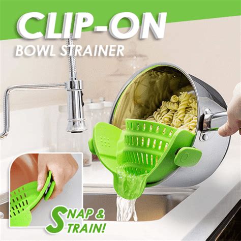Universal Clip On Silicone Colander Pot Strainer Kitchen Gadgets Buy