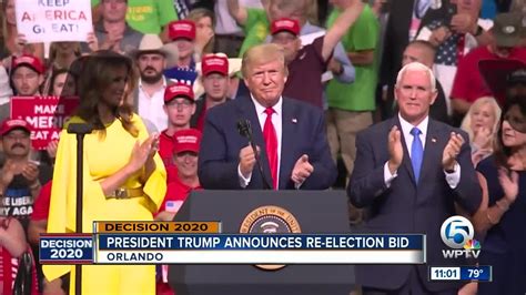 President Trump Kicks Off 2020 Campaign At Orlando Rally
