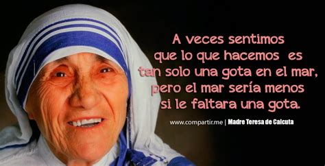 Madre Teresa De Calcuta Frase