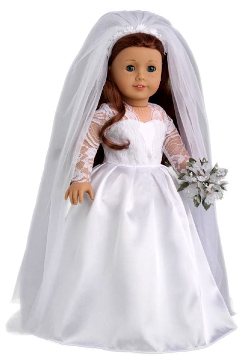 Princess Kate Clothes For 18 Inch American Girl Doll Royal Wedding