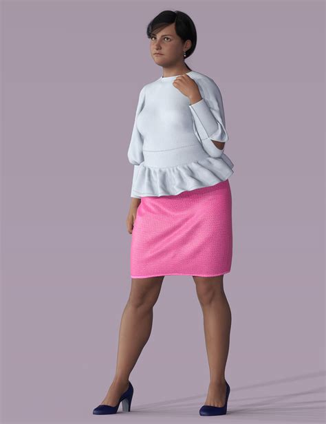 Dforce Zoey Office Outfit For Genesis 8 And 81 Females Daz 3d