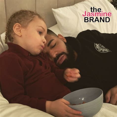 Drake Sweetly Lays On His Three Year Old Son Adonis In New Adorable Photo Laptrinhx News
