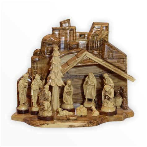 Limited Edition Hand Carved Olive Wood Nativity Set Etsy