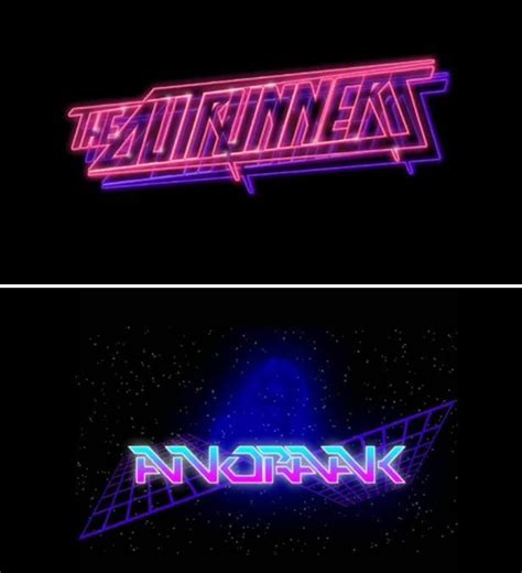 A 1980s Graphic Design Revival Mirror80 Retro Waves Neon Noir