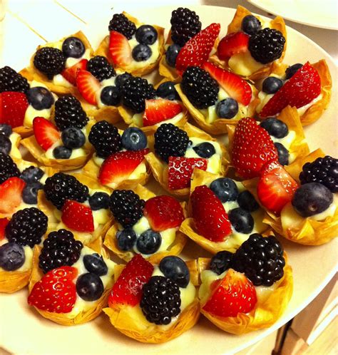 39 appetizers for a crowd that are easy and unexpected. Phyllo Fruit Tart Recipe — Dishmaps