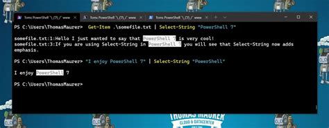 Whats New In Powershell 7 Check It Out Thomas Maurer