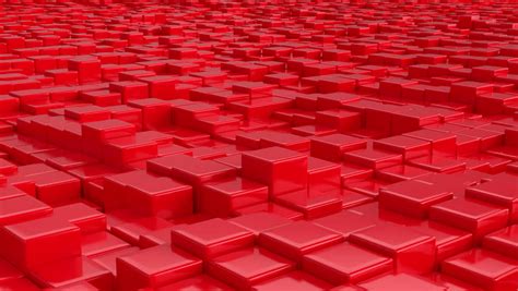 3d Red Cubes Moving An Elegant And Dynamic Background Animation Full