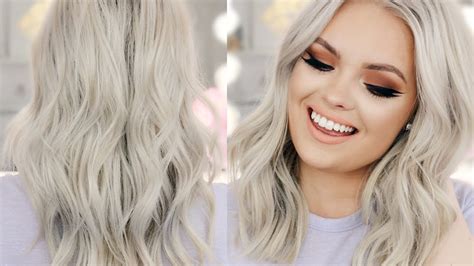How To Platinum Blonde Hair Youtube