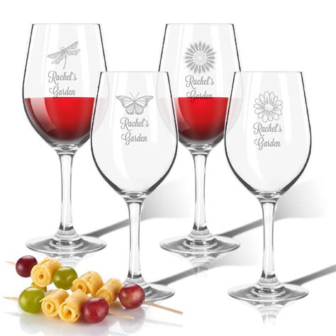 summertime outdoor acrylic wine glasses set of 4