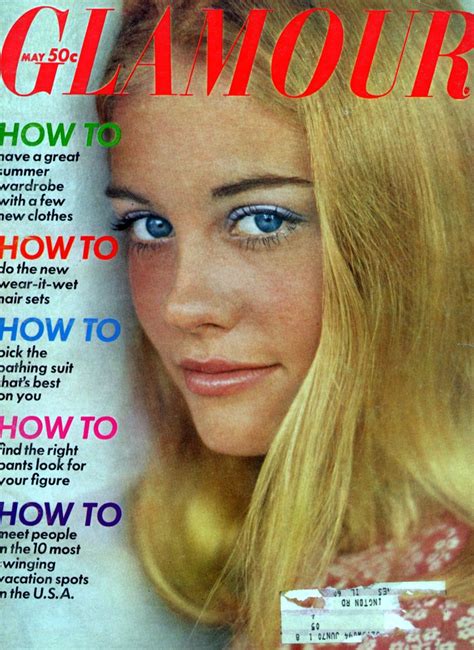 cybil shepherd ~ glamour magazine may 1969 love her make up here simple and sweet glamour