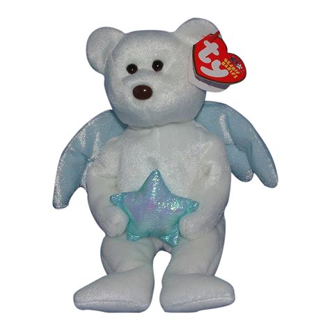 Ty Beanie Baby Star Blue MWMT Bear Angel Ideation Exclusive 2002 EBay