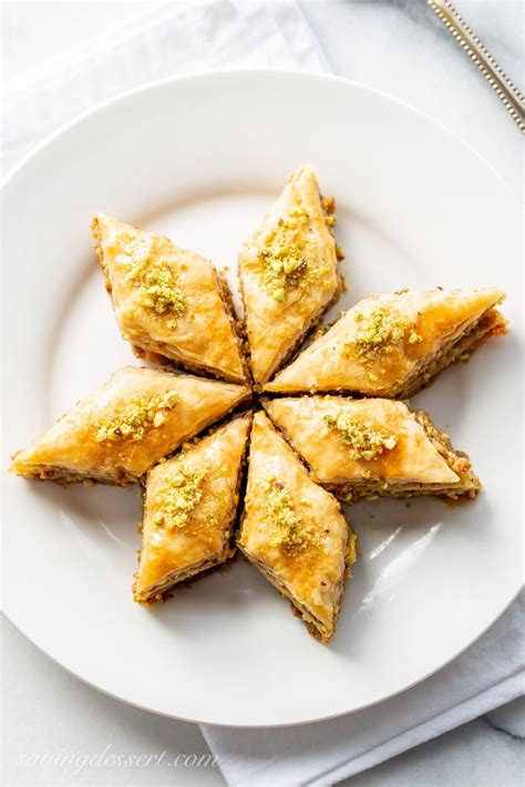 Honey Baklava Recipe With Walnuts And Pistachios Recipe Baklava