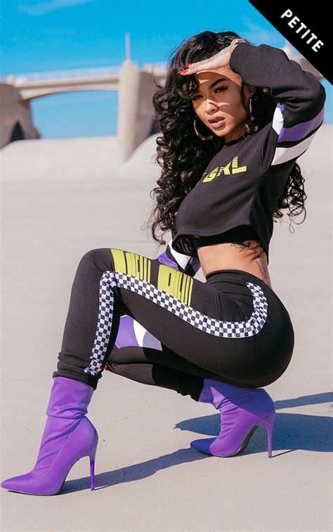 Petite Black Track Girl Jogger Swag Outfits Mode Outfits Trendy
