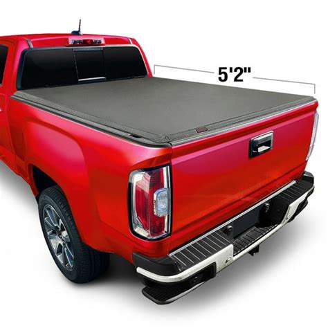 Soft Tri Fold Truck Bed Tonneau Cover For 2015 2019 Chevy Colorado