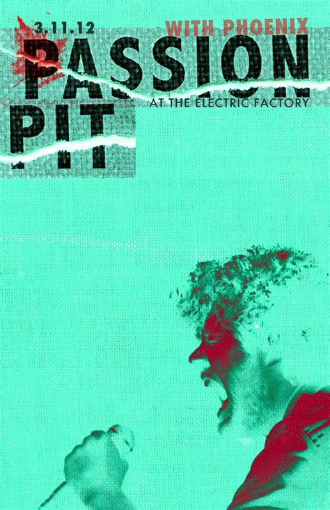 Concert Poster Project Passion Pit Concert Posters Music Poster