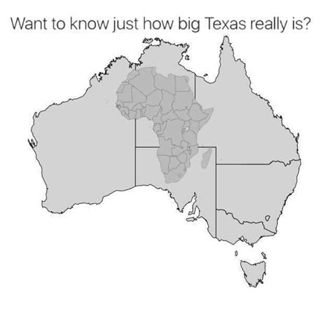 Want To Know Just How Big Texas Really Is Relative Map Sizes How