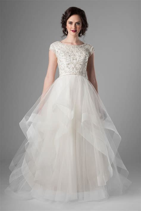 25 Modest Ball Gown Wedding Dresses Lds Wedding