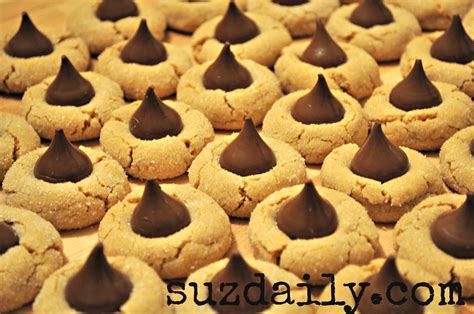 Hersheys Kisses Peanut Butter Blossom Cookies Suz Daily