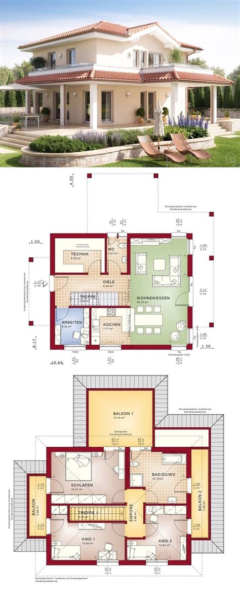 Einfamilienhaus modern mit satteldach architektur & design. Einfamilienhaus Stadtvilla im Landhausstil mediterran mit ...