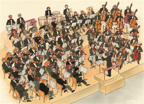 Music Orchestra Illustration Graphic Artist Freelance Illustrator