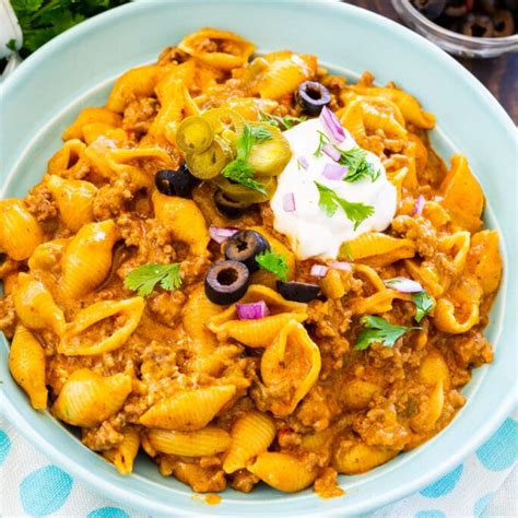 Instant Pot Cheesy Taco Pasta Spicy Southern Kitchen
