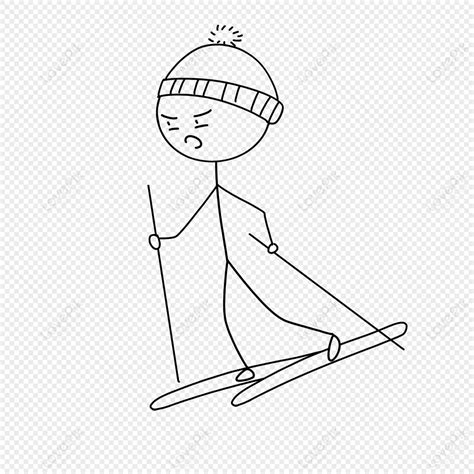 Stick Figure Skiing Png Image Free Download And Clipart Image For Free