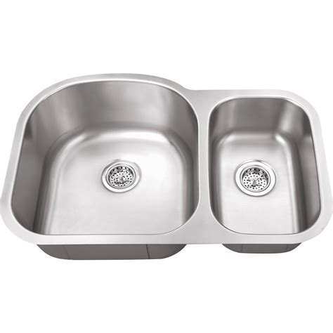 Stainless steel sinks are also the best type of kitchen sink to keep clean. IPT Sink Company Undermount 32 in. 16-Gauge Stainless ...