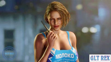 Resident Evil 3 Remake Jill Valentine In Sexy Busty Milk Swimsuit Pc Mod Youtube
