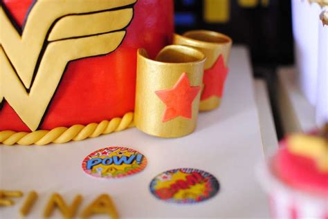 Wonder Woman Y Supermán Birthday Party Ideas Photo 3 Of 39 Catch My