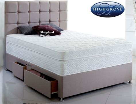 Highgrove Beds Comfort King Deep Visco Memory 2000 Divan Bed