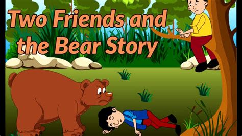 The Bear And The Two Friends Story Moral Story In English Youtube