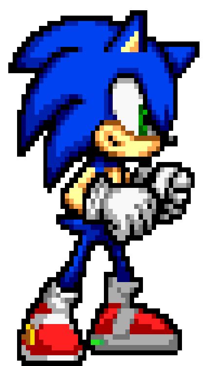 Classic Sonic Running Sprite  Img Buy