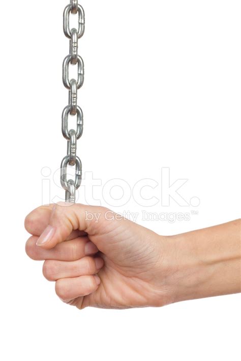 Womans Hand Pulling A Chain Stock Photo Royalty Free Freeimages