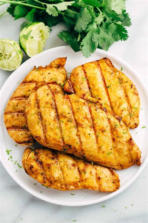 Pour marinade over chicken strips and coat well. Tequila Lime Chicken with Mango Salsa - Jessica Gavin