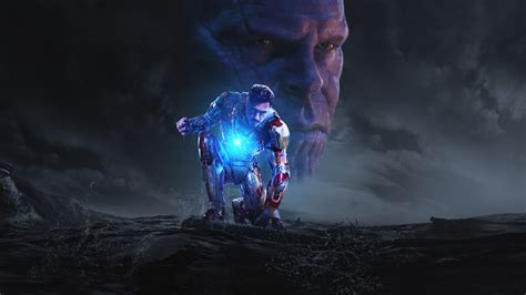 1920x1080 Iron Man And Thanos In Avengers Infinity War Laptop Full Hd