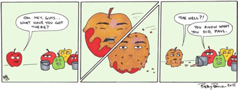 the origin of the caramel apple web comics 4koma comic strip webcomics web comics