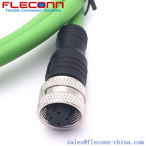 M12 D Coded Female Ethernet Cable