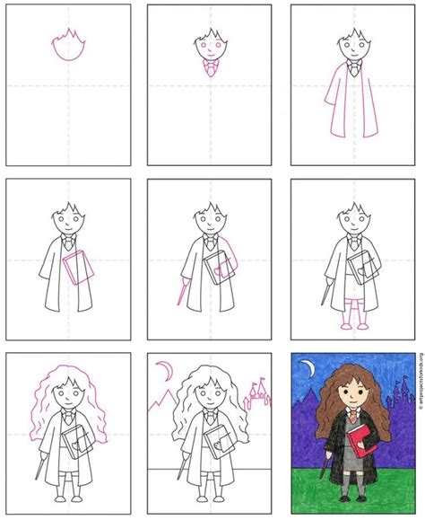 How to draw draco malfoy. How to Draw Hermione · Art Projects for Kids in 2020 ...