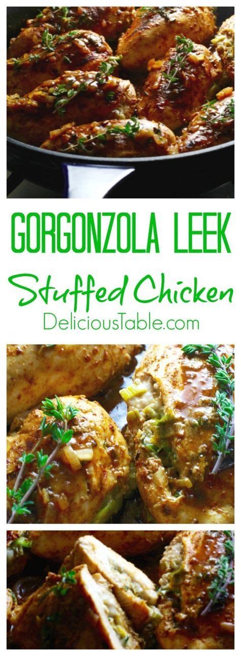 Ons antwoord op wat kan. Make ahead one pan Gorgonzola Leek Stuffed Chicken is a hit for entertaining. Stuff the chicken ...