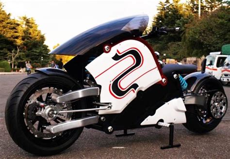 Radical Japanese Electric Motorcycle At Cyril Huze Post Custom